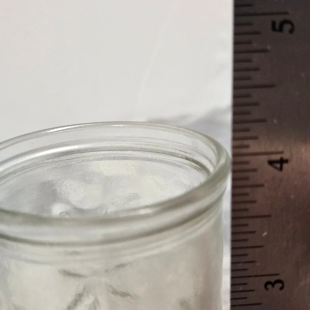 Vintage 50th Anniversary Glass Tumbler 1933-1983 Starburst Jelly Jar 619-5S